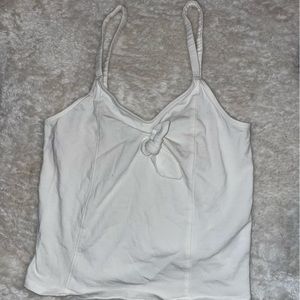 White American Eagle crop tank top with Bow NEVER WORN
